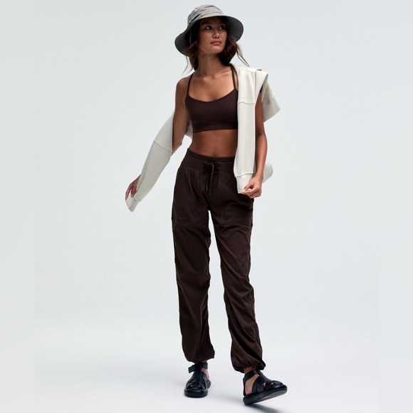LULULEMON dance studio mid rise pants in brown size 4 - Picture 1 of 6
